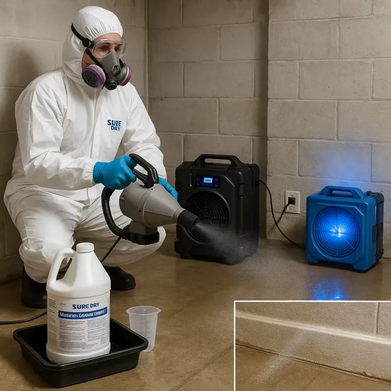 Sanitization and Odor Removal process in Absecon, NJ