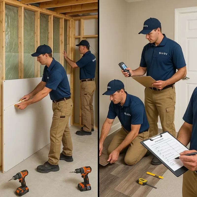 Repairs and Reconstruction process in Absecon, NJ